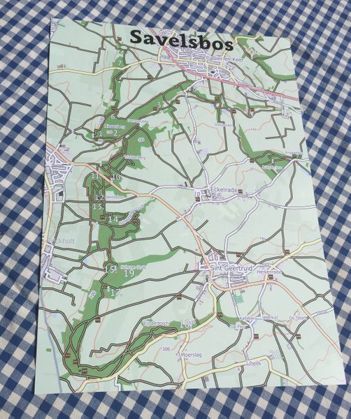 Kaart Het Savelsbos